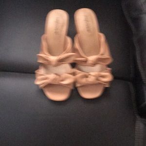 Shoes(women sandals) and(men dress shoes)